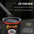 Military Flatz 595-36118 Battleship Gray - 2K Urethane Flat Automotive Paint - Quart Kit
