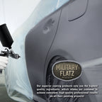 Military Flatz 595-36118 Battleship Gray - 2K Urethane Flat Automotive Paint - Quart Kit