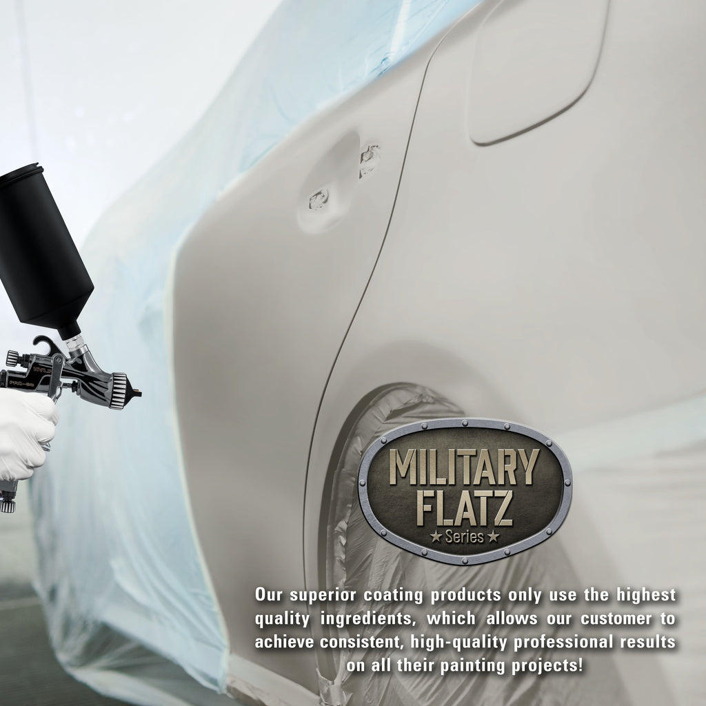 Military Flatz 595-36270 Haze Gray - 2K Urethane Flat Automotive Paint - Quart Kit