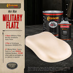 Military Flatz 595-36521 Frost Beige - 2K Urethane Flat Automotive Paint - Quart Kit