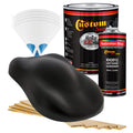 Military Flatz 595-37030 Black - 2K Urethane Flat Automotive Paint - Gallon - Kit