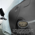 Military Flatz 595-37031 Camo Smoke Black - 2K Urethane Flat Automotive Paint - Gallon Kit