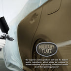 Military Flatz 595-33070 WWII Olive Drab - 2K Urethane Flat Automotive Paint - Gallon