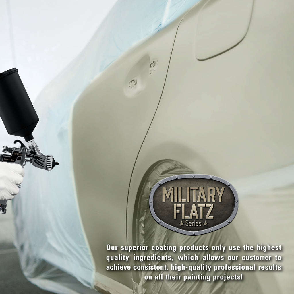 Military Flatz 595-34432 Army Gray Green - 2K Urethane Flat Automotive Paint - Gallon