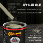 Military Flatz 595-34432 Army Gray Green - 2K Urethane Flat Automotive Paint - Quart
