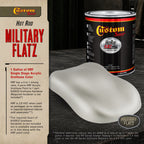 Military Flatz 595-36270 Haze Gray - 2K Urethane Flat Automotive Paint - Gallon
