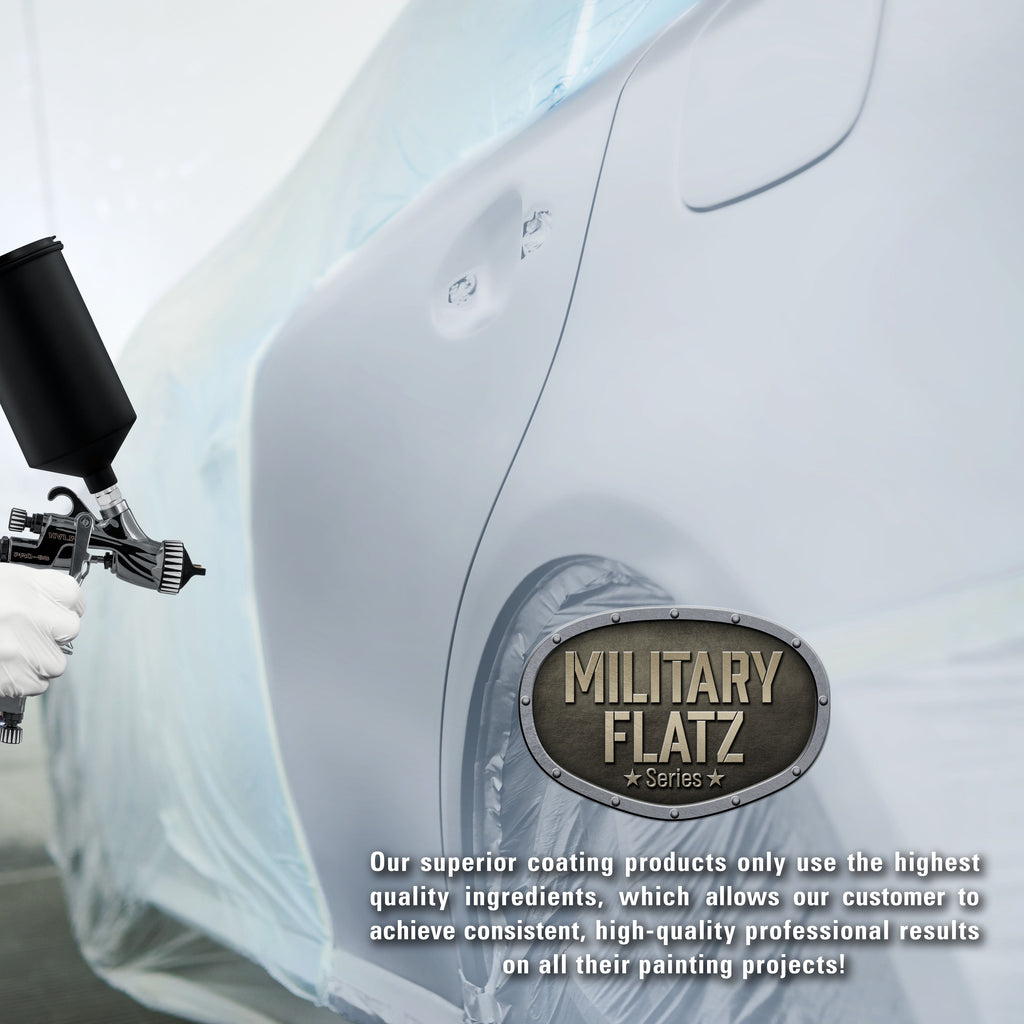 Military Flatz 595-36375 Light Gray - 2K Urethane Flat Automotive Paint - 2K Aerosol