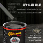 Military Flatz 595-37030 Black - 2K Urethane Flat Automotive Paint - Gallon