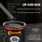 Military Flatz 595-37031 Camo Smoke Black - 2K Urethane Flat Automotive Paint - 2K Aerosol