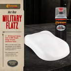 Military Flatz 595-37925 White - 2K Urethane Flat Automotive Paint - 2K Aerosol