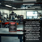 Premium 1K Acrylic Non-Sanding Primer Sealer Paint, Color Black, 1 Gallon - Fast Drying, Ready-To-Spray, Apply Over Automotive Primer Surfacers