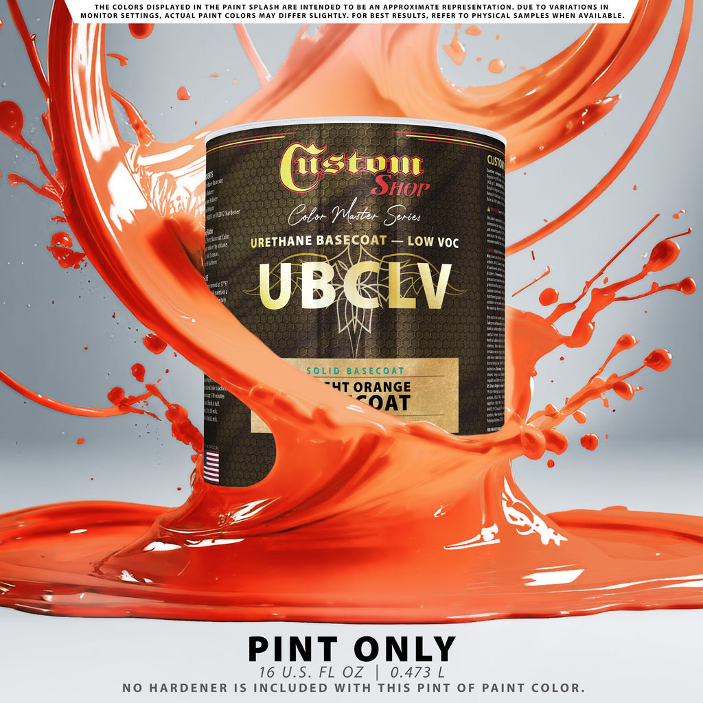 SBC Solid Basecoat - Bright Orange Basecoat- Pint