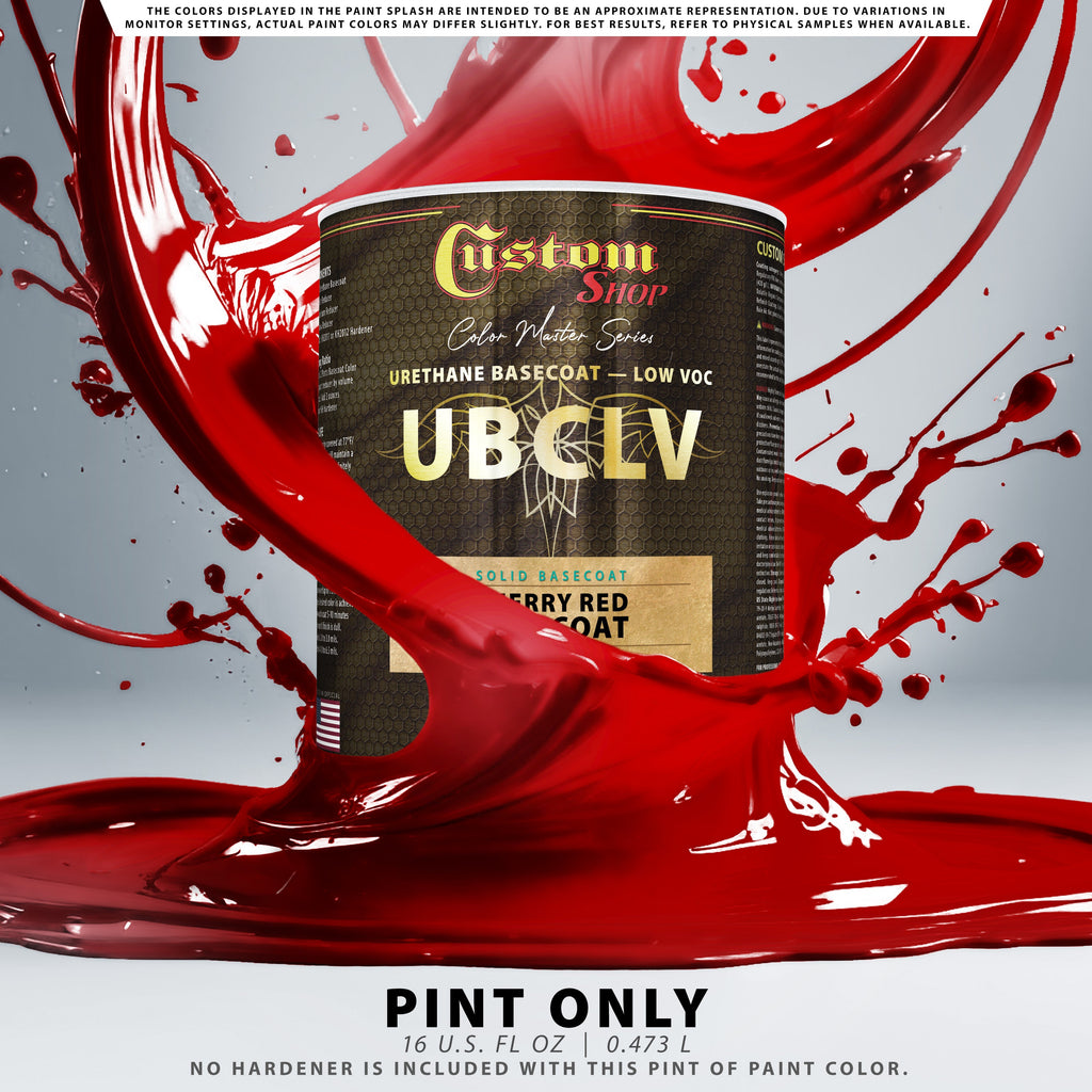 SBC Solid Basecoat - Cherry Red Basecoat- Pint