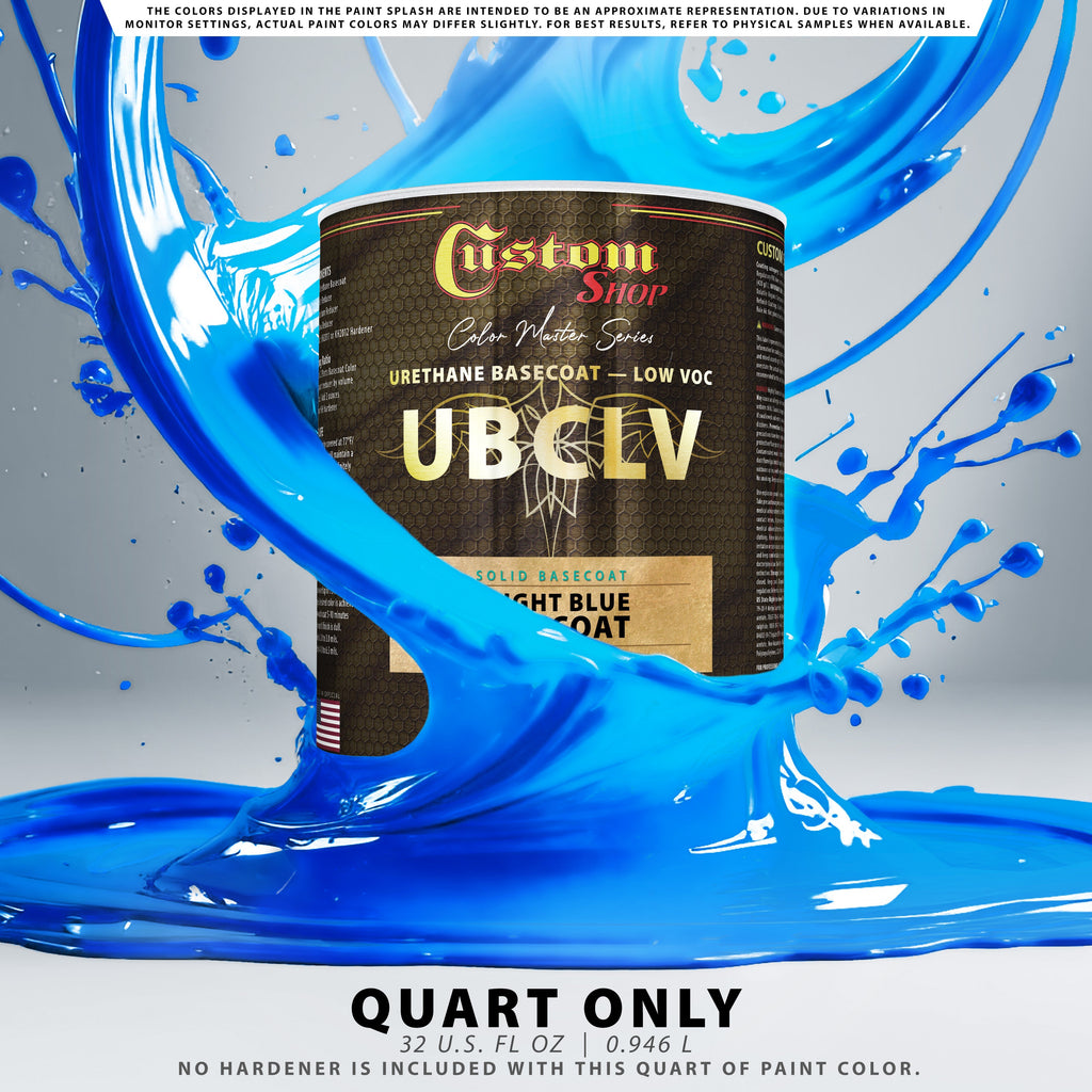 SBC Solid Basecoat - Bright Blue Basecoat- Quart
