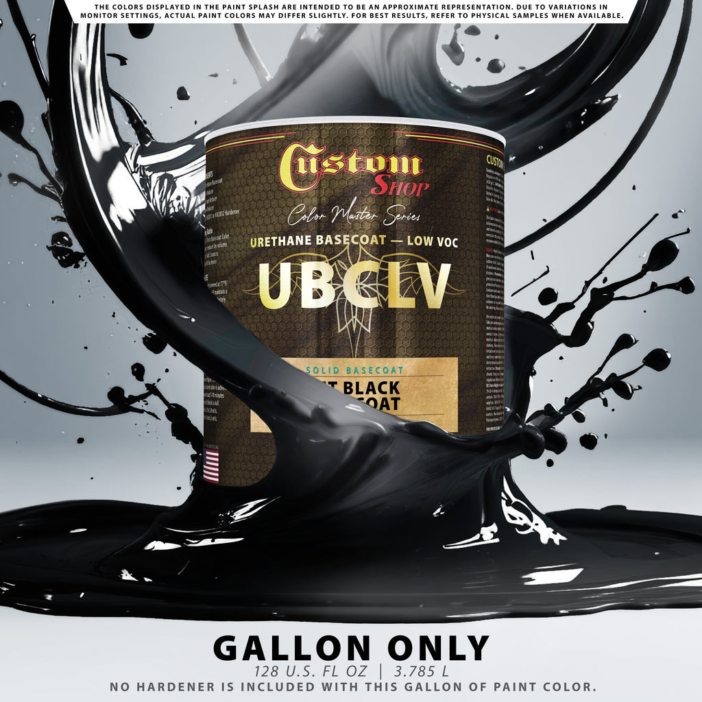 SBC Solid Basecoat - Jet Black Basecoat- Gallon
