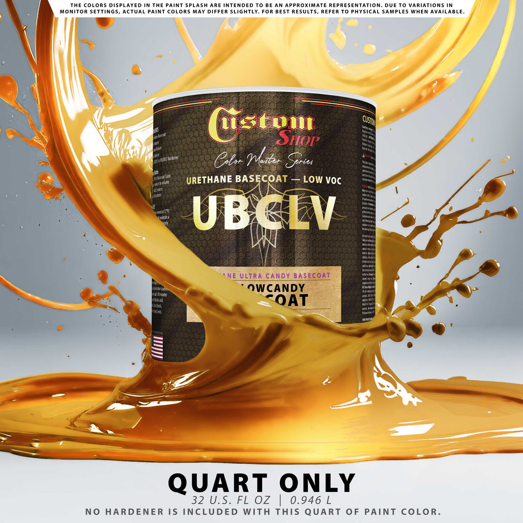 UCB Urethane Ultra Candy Basecoat - Yellow Candy Basecoat- Quart