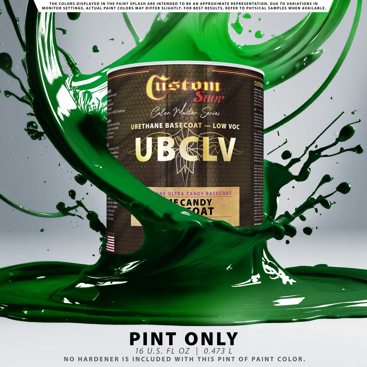 UCB Urethane Ultra Candy Basecoat - Lime Candy Basecoat- Pint