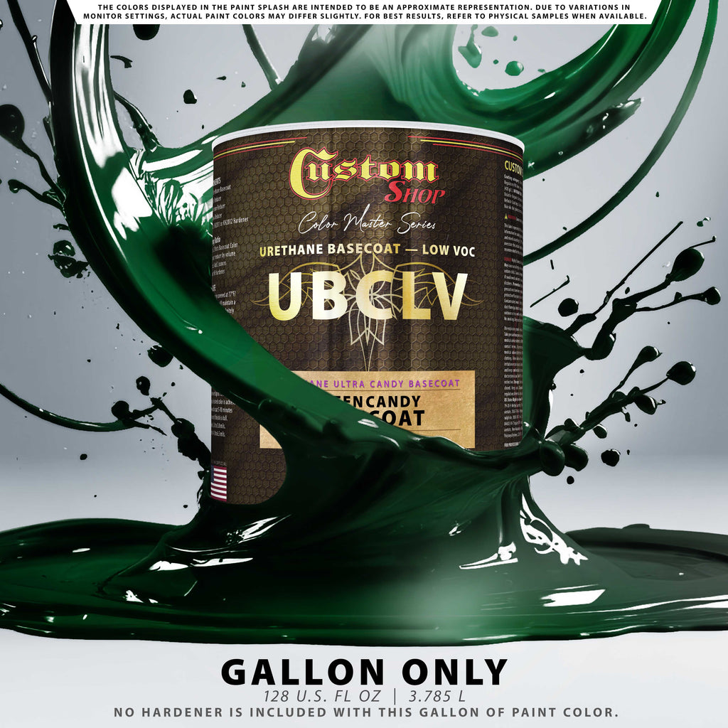 UCB Urethane Ultra Candy Basecoat - Green Candy Basecoat- Gallon