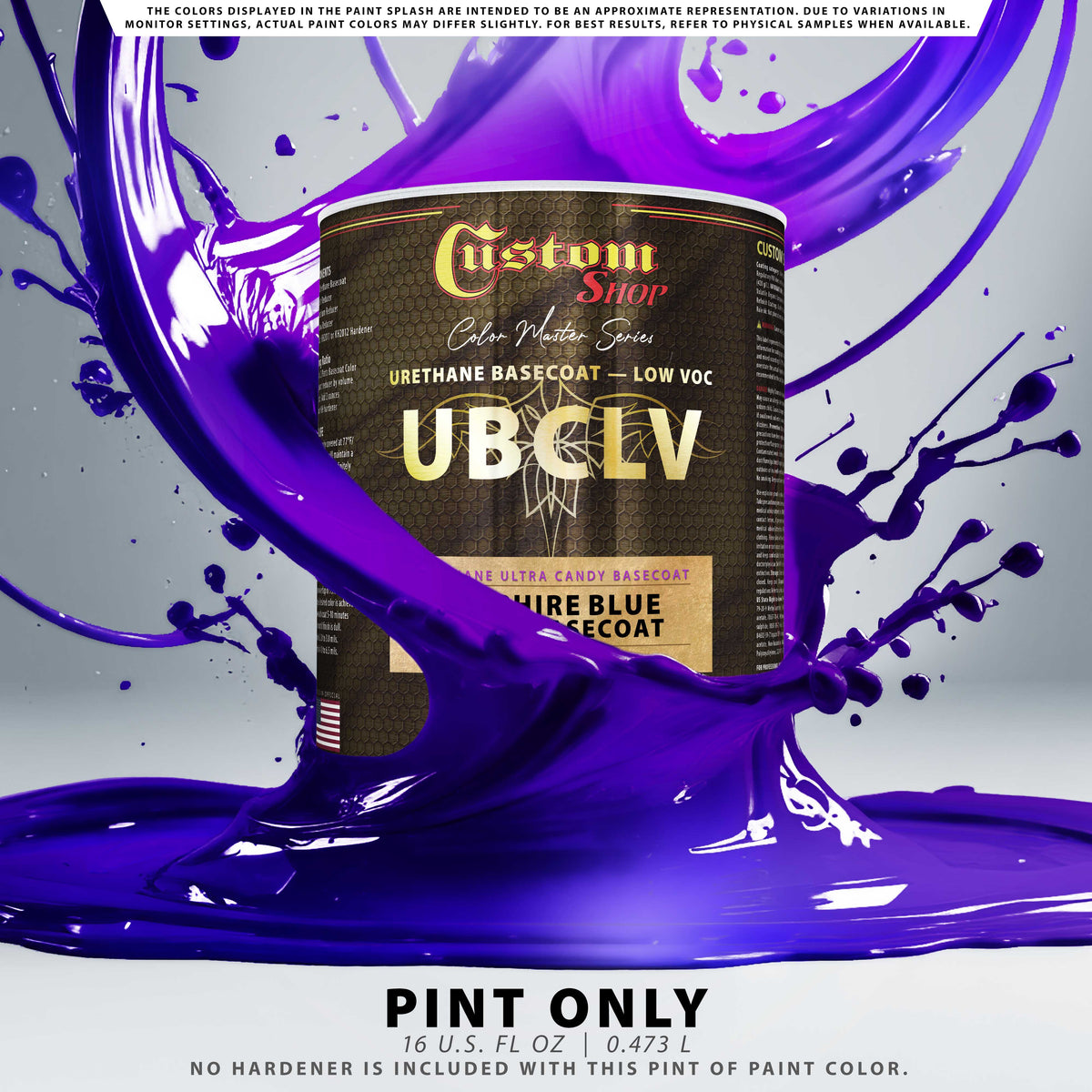 UCB Urethane Ultra Candy Basecoat - Sapphire Blue Candy Basecoat- Pint