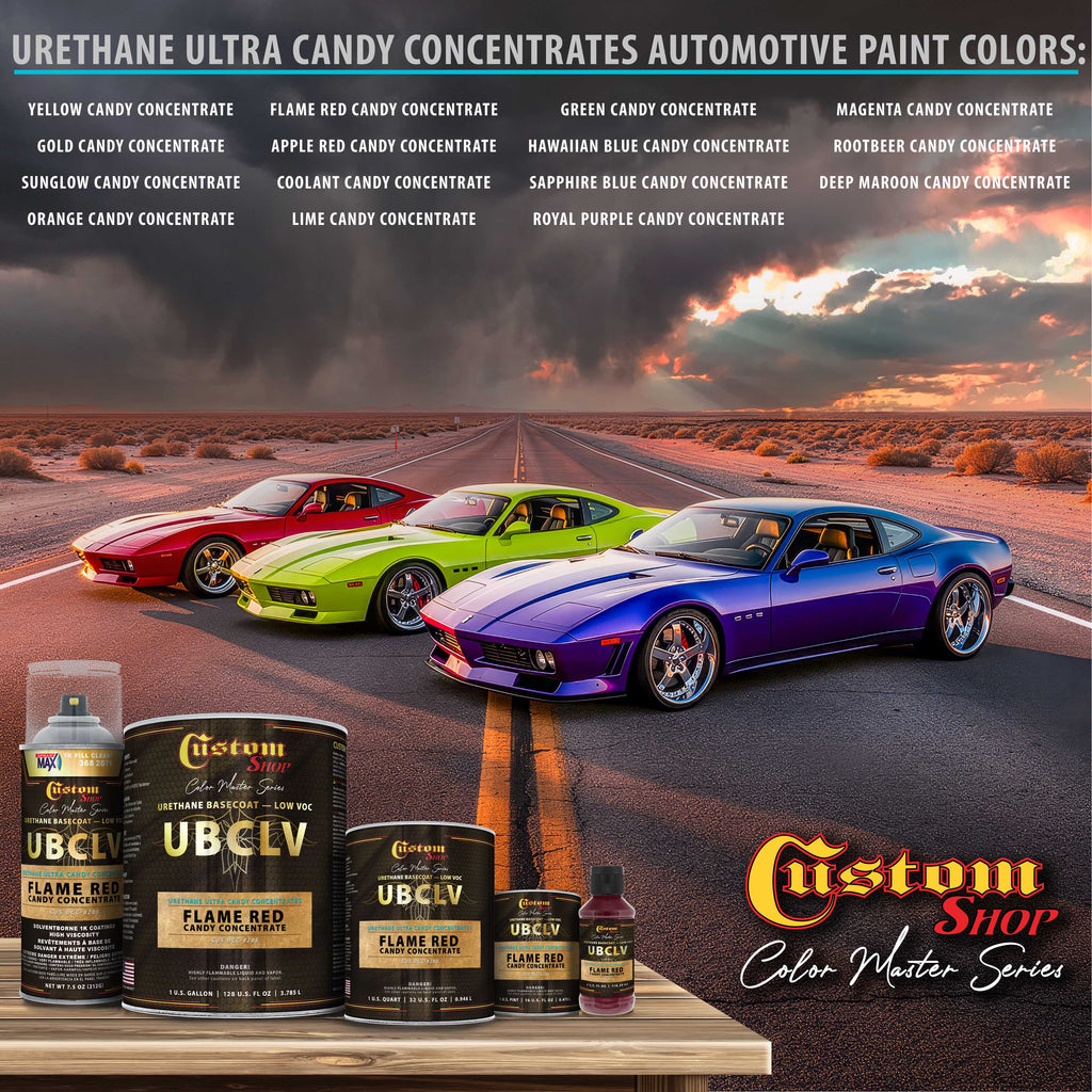 UCC Urethane Ultra Candy Concentrates - Flame Red Candy Concentrate- Pint