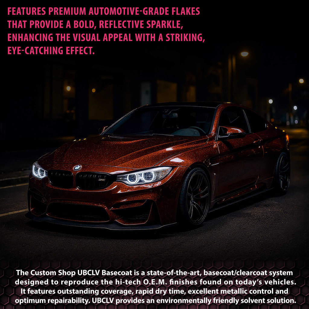 UFC Urethane Ultra Flake Colors - Gold Candy Flake Basecoat- Quart