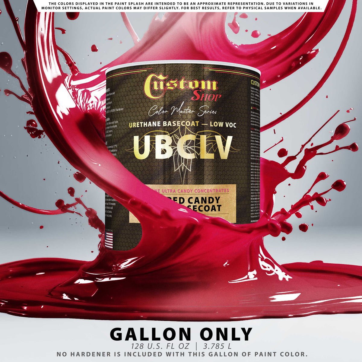 UFC Urethane Ultra Flake Colors - Fire Red Candy Flake Basecoat- Gallon