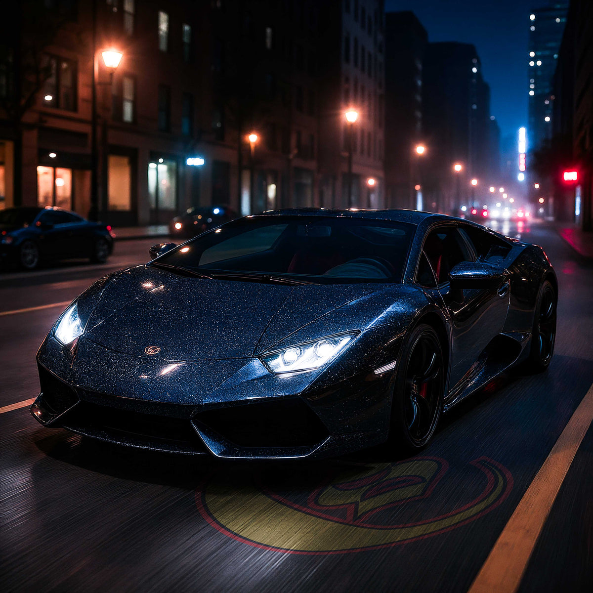 UFC Urethane Ultra Flake Colors - Fire Red Candy Flake Basecoat- Gallon