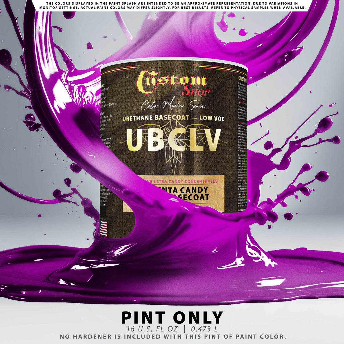 UFC Urethane Ultra Flake Colors - Magenta Candy Flake Basecoat- Pint