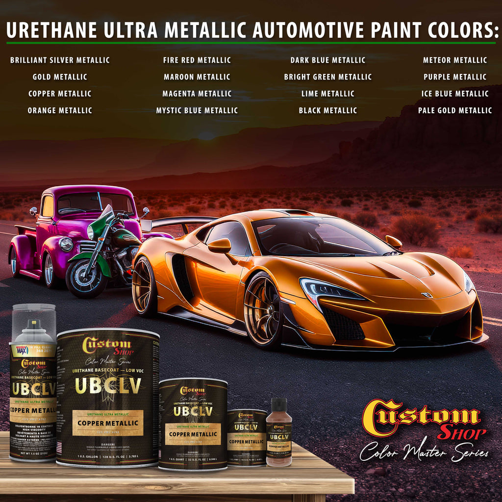 UMC Urethane Ultra Metallic Colors - Copper Metallic - 4-Ounce Ready to Spray Bottle