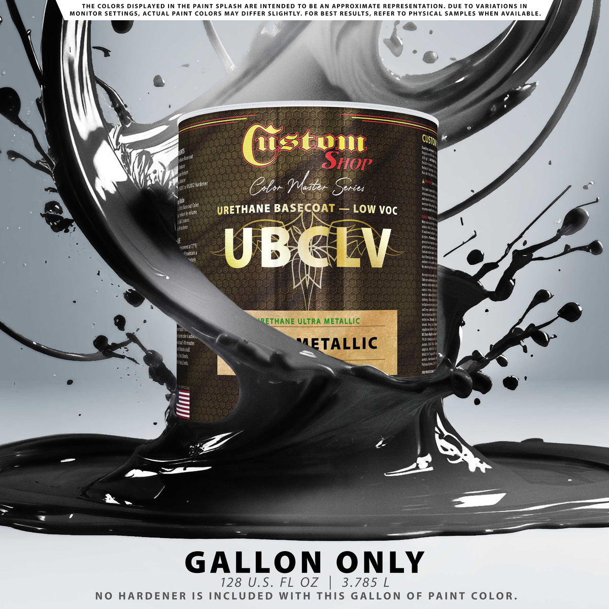 UMC Urethane Ultra Metallic Colors - Black Metallic- Gallon