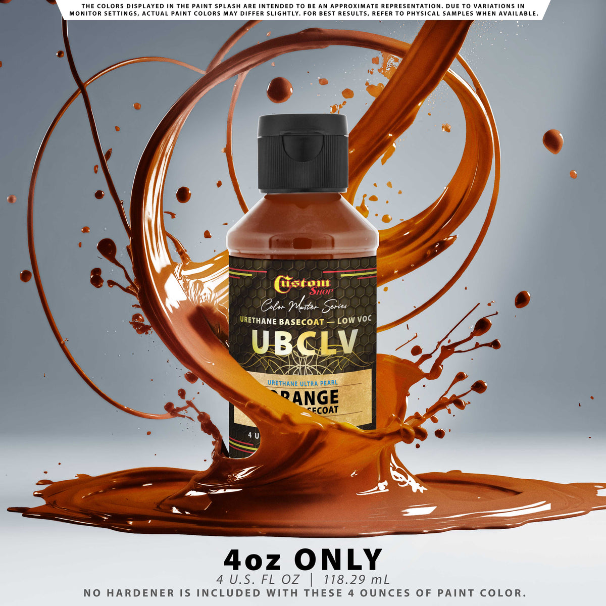 UPC Urethane Ultra Pearl Colors - Orange Pearl Basecoat - 4-Ounce Ready to Spray Bottle