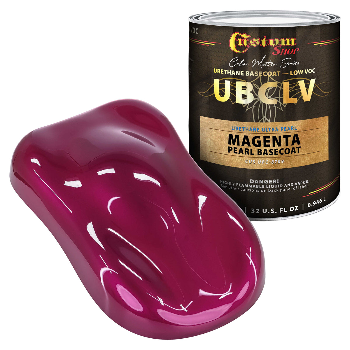 UPC Urethane Ultra Pearl Colors - Magenta Pearl Basecoat- Quart
