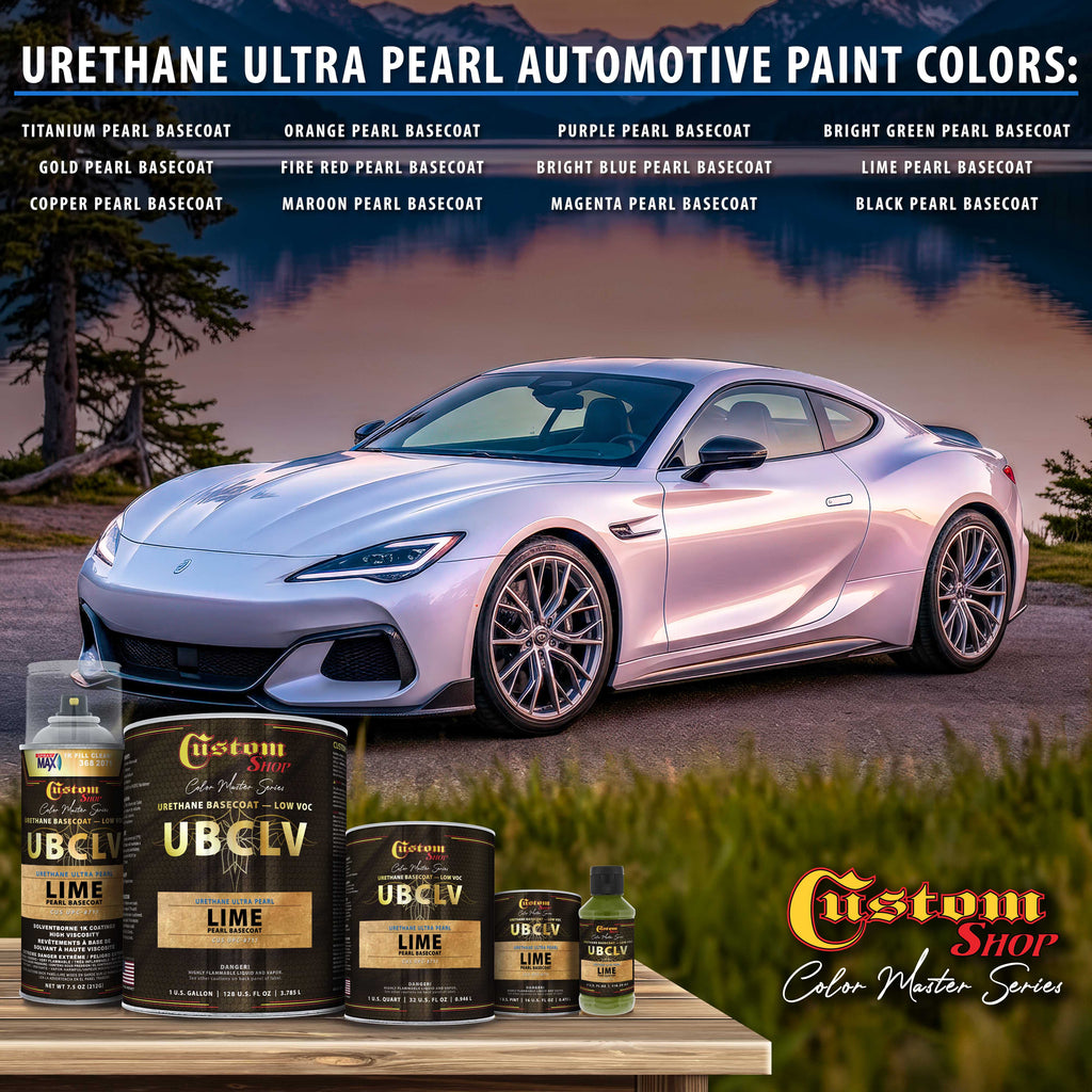 UPC Urethane Ultra Pearl Colors - Lime Pearl Basecoat- Spray Can