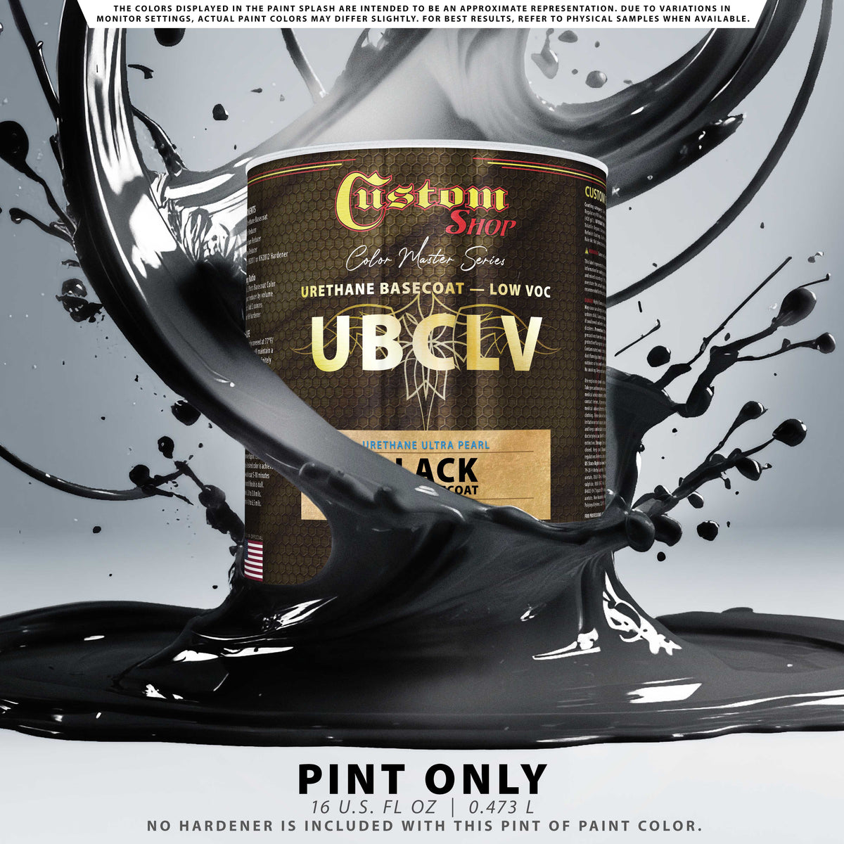 UPC Urethane Ultra Pearl Colors - Black Pearl Basecoat- Pint