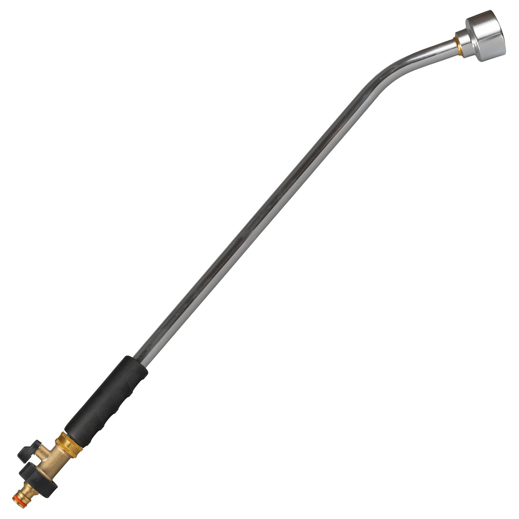 75cm Garden Watering Lance with Brass Valve and Quick Connect Male