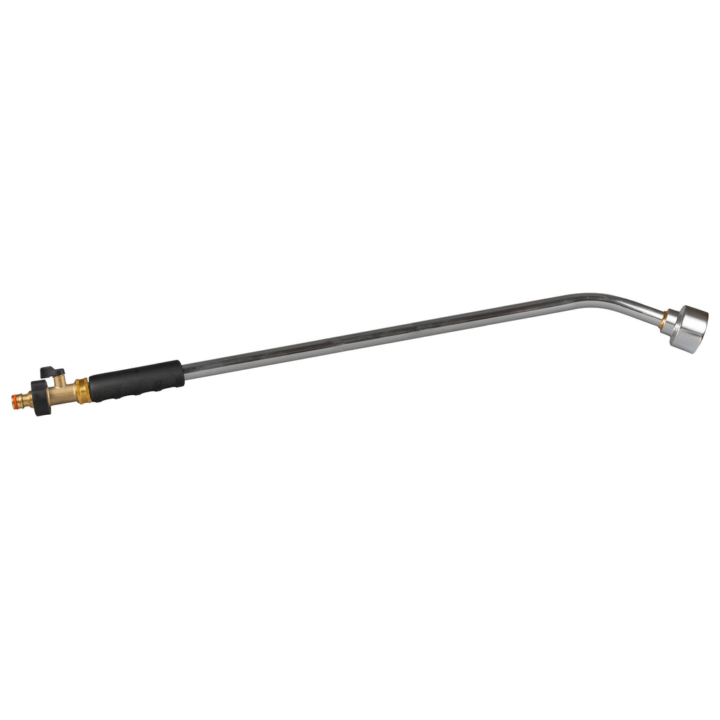 90cm Garden Watering Lance with Brass Valve and Quick Connect Male