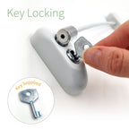Key-Locking Window Cable Restrictor