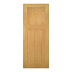 Cambridge Unfinished Oak Internal Fire Door FD30 - All Sizes - Deanta