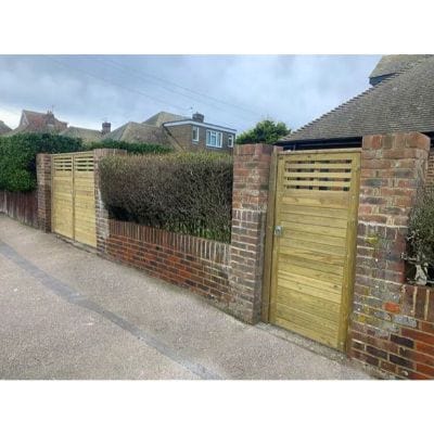Canterbury Combi Gate Inc Post and Fittings - 1.93m x 1m