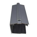 Capex 70 Gable End Bar & Gasket (3m)- Anthracite Grey