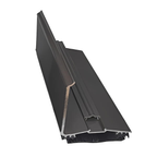 Capex 70 Wall Flashing Bar & Gasket (3m) - Brown