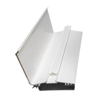 Capex 70 Wall Flashing Bar & Gasket (3m) - White