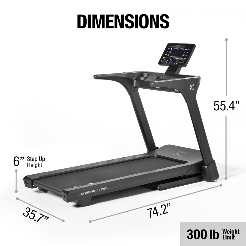 Inspire Series T5 Treadmill with 15 inch LED Display