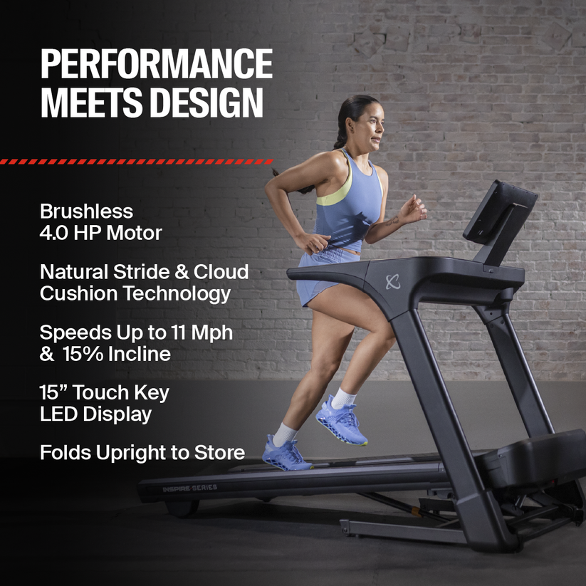 Inspire Series T5 Treadmill with 15 inch LED Display