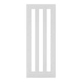 Chester White Primed Glazed Internal Door - All Sizes