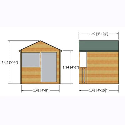 Club Playhouse - 5ft x 4ft
