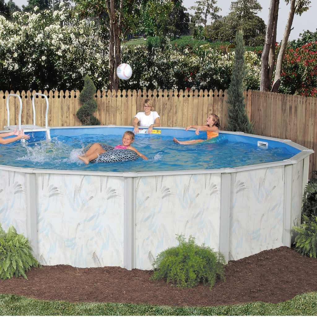 21' Round 5" Steel Frame Coastal Pool & Bundle | 52" or 54"