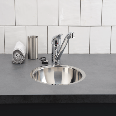 Commercial Rio Stainless Steel Integrated Sink - All Styles