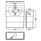 Concealed Cistern & Push Button Dual Flush