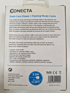 BlackVue Conecta OBD Power Parking Mode Cable For DR900S DR750S DR590W Black